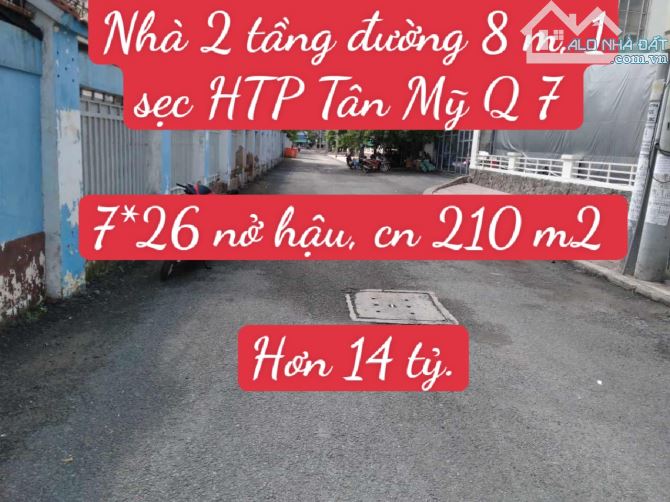 Nhà 2 tầng đường 8 m, 1 sẹc HTP Quận 7. 7*27 nở hậu, hơn 14 tỷ. - 5