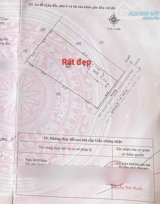 Bán 5077m2 đất có 42m đất mặt tiền quốc lộ 20 liên nghĩa đức trọng lâm đồng - 5