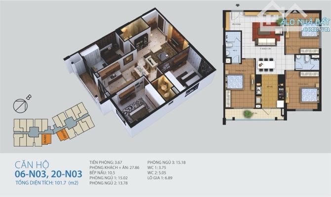 Bán chung cư Hozizon Lĩnh Nam,102m,lô góc 3 ngủ,full nội thất,giá 7.5 Tỷ - 5