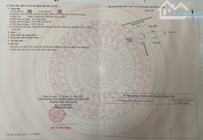 Bán dãy trọ gần Chợ An Cơ, p.An Phú, Tp.Thuận An chỉ 4 tỷ 2 TL M7549 - 5