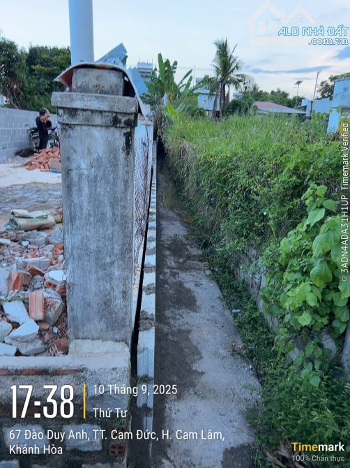 Bán lô đất đường Đào Duy Anh - TT Cam Đức - Cam Lâm - Khánh Hoà - 6