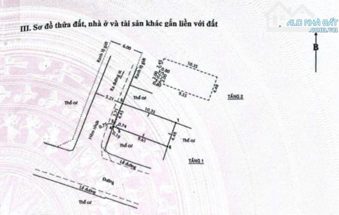 Hiếm, 9,19 tỷ (4,5x10,4) không lộ giới, có HĐT 160tr/năm, HXH gần Trần Não - 6