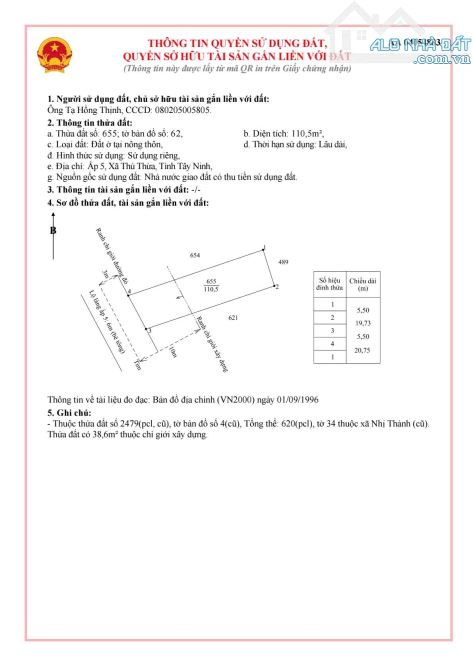 10×24 thổ nhi thành thủ thừa Long An 1ty3 đường ôtô giá rẻ - 7