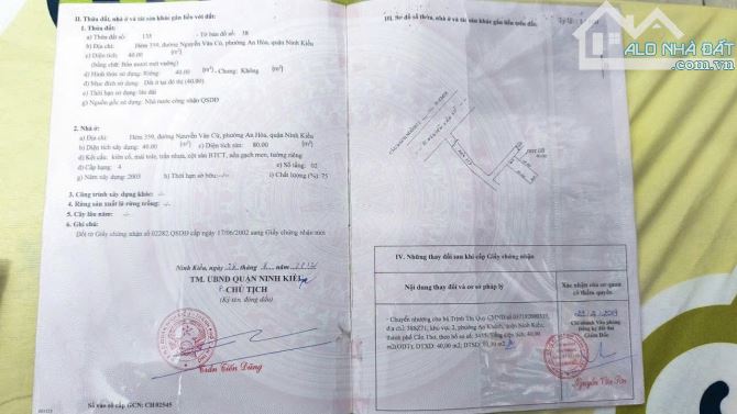 Bán nhà 1T1L, Hẻm 359 (Xéo Cty Dược Hậu Giang). Sổ hồng, hoàn công đầy đủ - 8