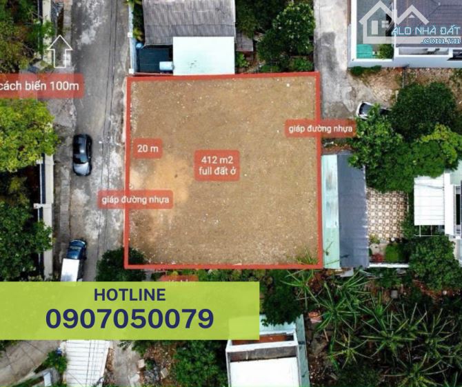 BÁN 2 MẶT TIỀN ĐẤT BIỆT THỰ VIEW BIỂN TRẦN PHÚ VŨNG TÀU, SỔ HỒNG 412M2 GIÁ 27 TỶ