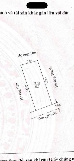 RẺ NHẤT HOÀNG MAI - 83M2 NGANG 5,5M ĐẤT TẠI HOÀNG MAI, AN DƯƠNG - CÁCH CHỢ HOÀNG MAI 200M.