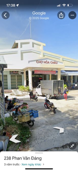 Bán cặp đất mặt tiền đường Phan Văn Đáng, đối diện chợ Hòa Châu, nam Cẩm Lệ, giá 9ty5 tl