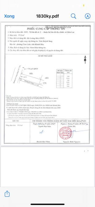 Bán đất đẹp Diên Lạc cạnh N3 ( Đường Đồng Giữa ) 97m2 - 3
