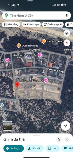 Chính chủ gửi bán nhanh lô đất đẹp sau khách sạn Phú QUÝ , Trục thông thẳng ra biển