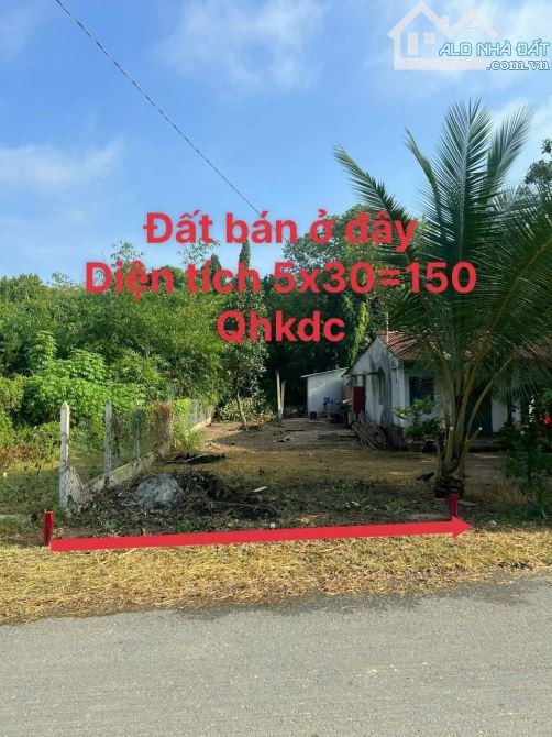 Cần bán lô đất mặt tiền đường nhựa Trương Thị Kiện Thái Mỹ Củ Chi 149,9 M giá 900trieu