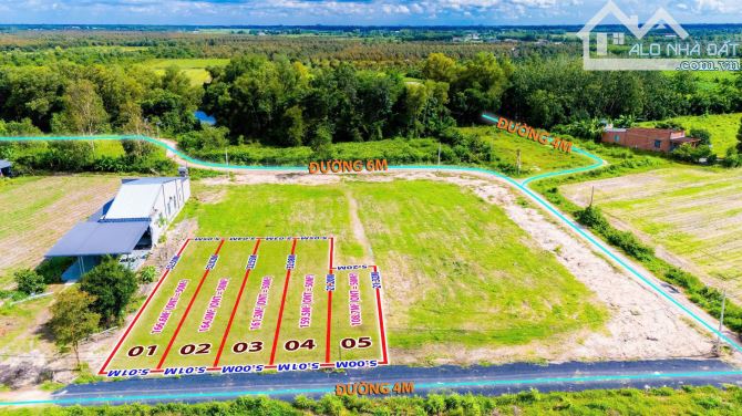 đất siêu đẹp, cách kcn Phước đông 4km. Sổ hồng riêng. 320tr