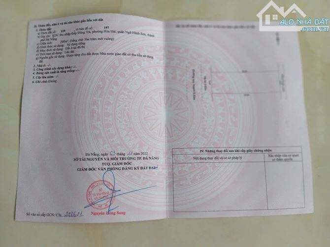 HOT🔥🔥HOT MT NGUYỄN TẠO - NGŨ HÀNH SƠN-ĐÀ  NẴNG ,S200M²,GIA 8,289TY