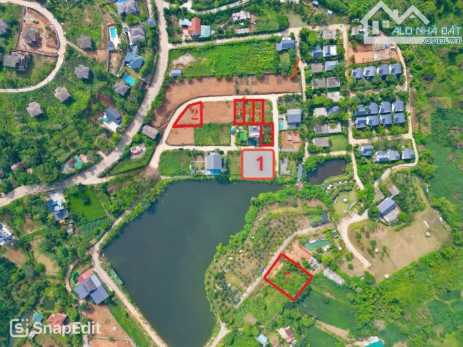 Bán lô góc 445m2, sổ HN. Bám hồ Yên Bài, view núi Ba Vì. Giá nhỉnh 10tr/m