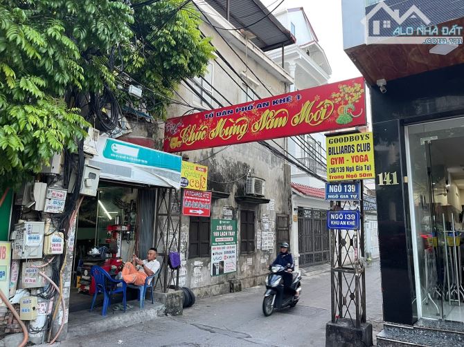 Bán đất mặt ngõ 139 Ngô Gia Tự thông sang Văn Vao - DT 94m - Mt 4,3m - Giá bán 62 triệu/m