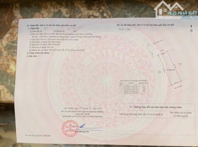 Bán Đất Phân Lô ICC Lạch Tray Trung Tâm Siêu Đẹp