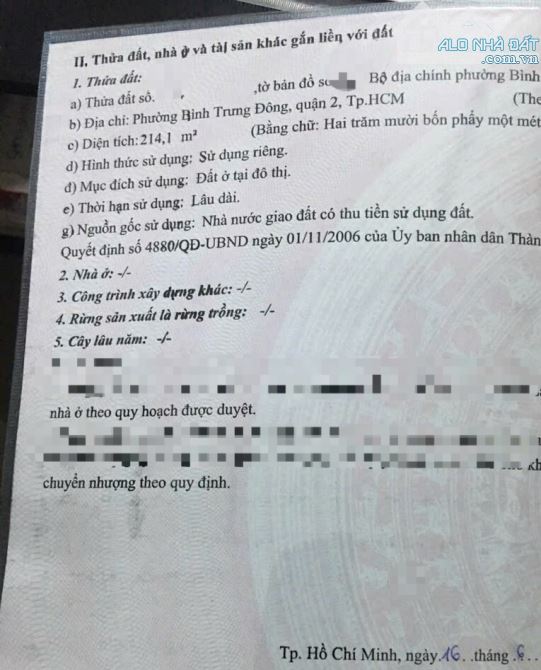 Bán Đất dự án Đông Thủ Thiêm Quận 2 👉 Lô góc mặt tiền đường 56 ngang 11m sổ đỏ