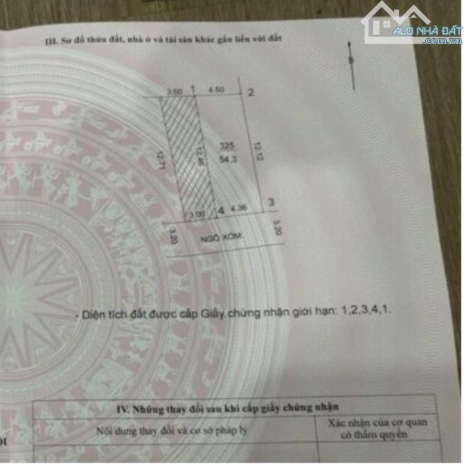 54,3M full thổ cư xã Phú Nghĩa cũ, ô tô thông chỉ 2,55 tỉ