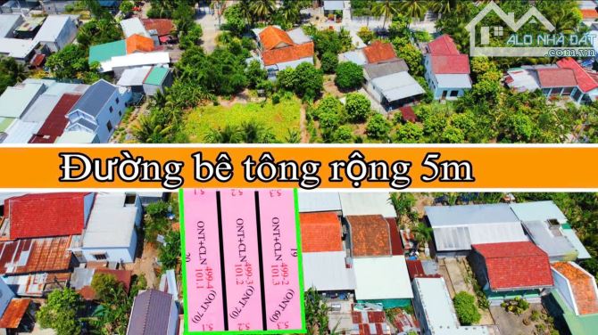 💥B.án 3 lô liền kề đất dân cắt bán cách Tp Nha Trang 12km💥