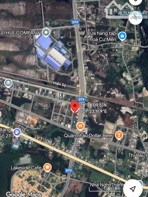 Lô đất KQH DD6 Phong Điền Chủ đang kẹt cần ta gấp Giá chỉ 1 tỷ 3xx