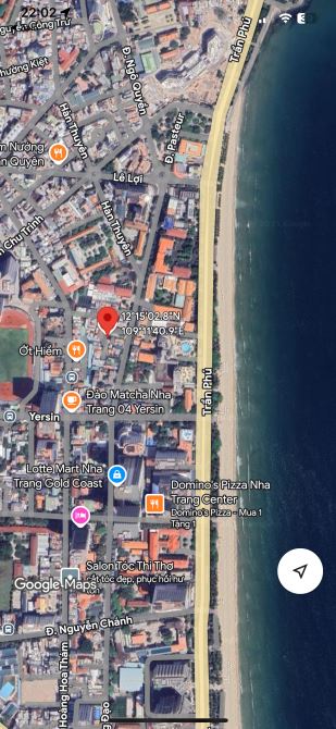 Bán lô góc đường Paster - Nha Trang( sát bãi tắm)