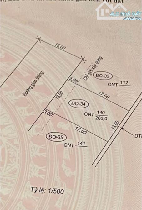 Chính chủ gửi bán nhanh lô đất đẹp sau khách sạn Phú QUÝ , Trục thông thẳng ra biển - 1
