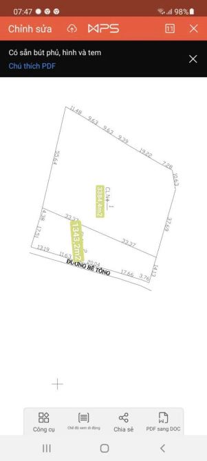 chào bán lô đất trồng cây diện tích 4600m đường 7m5 cách suối 50m - 1