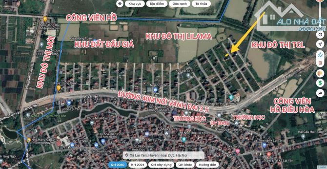 Bán gấp 2 lô đất Dịch Vụ Lại Yên 61m2 và 66m2 giá đầu tư - 1