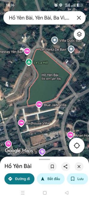 Bán lô góc 445m2, sổ HN. Bám hồ Yên Bài, view núi Ba Vì. Giá nhỉnh 10tr/m - 1
