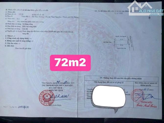 Chào bán lô đất tuyến 2 đường máng buôn bán kinh doanh tốt  đẹp tại Phường Thuỷ Đường - Th - 1