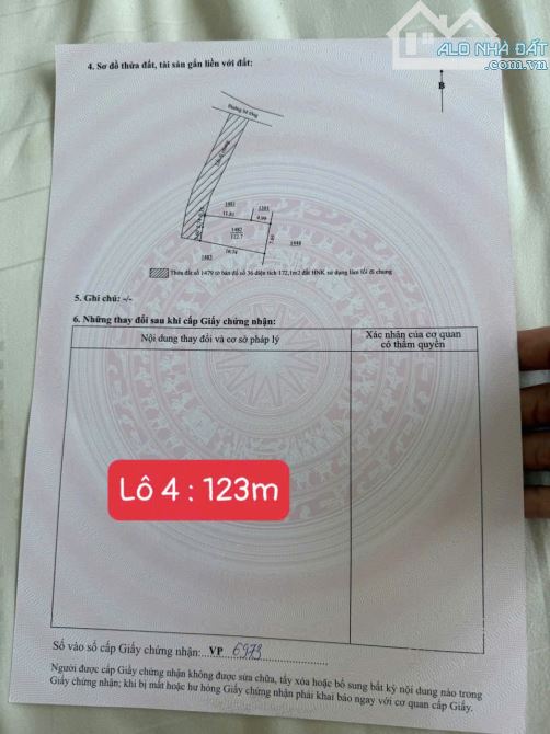 📌📌📌LÀM VIỆC TRỰC TIẾP GIÁ TỐT !!!Bán lô mất lô đất hòa nhơn giá rẻ - 1