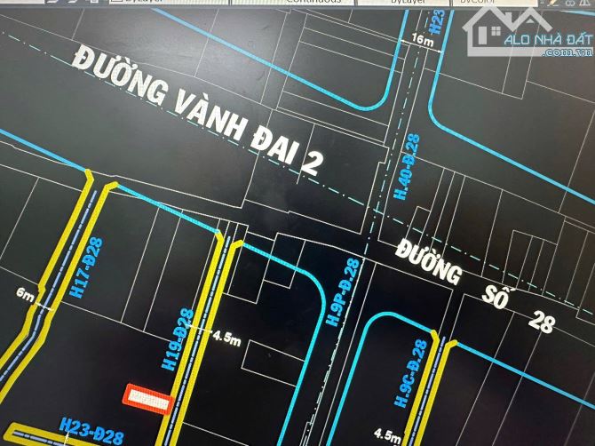 Bán Đất Hẻm xe hơi 1/ đường 28 Linh Đông Qh VĐ2 rộng 67m, full thổ cư, XD được 6tầng - 2