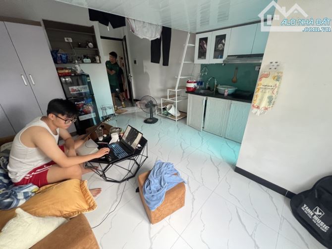 Kim Giang, siêu phảm dòng tiền, 9 phòng khép kín, thang máy, full phòng - 2