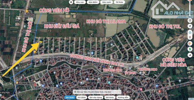 Bán gấp 2 lô đất Dịch Vụ Lại Yên 61m2 và 66m2 giá đầu tư - 2