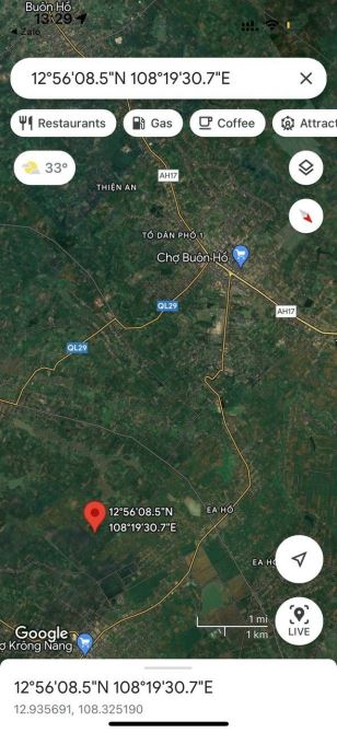 Cần vốn bán lô đất Nguyễn Tất Thành, X. Ea Hồ, H. KRông Năng, Đắk Lắk; - 1