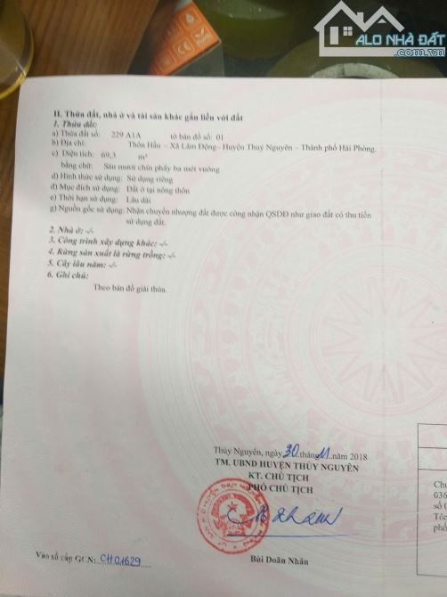 Lô góc 69m trục thông Lâm Động ngõ ô tô sát đường quy hoạch 36m giá 1,x tỷ - 2