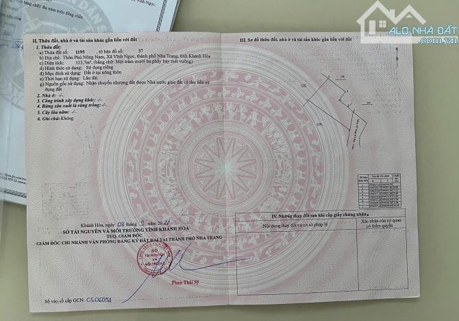 BÁN LÔ ĐẤT ĐẸP HẺM 35 PHÚ NÔNG,cách biển chỉ 3km - 2