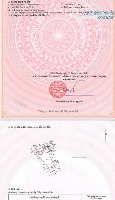 Bán lô đất hẻm xe hơi Nơ Trang Long, P.13, Bình Thạnh - 3