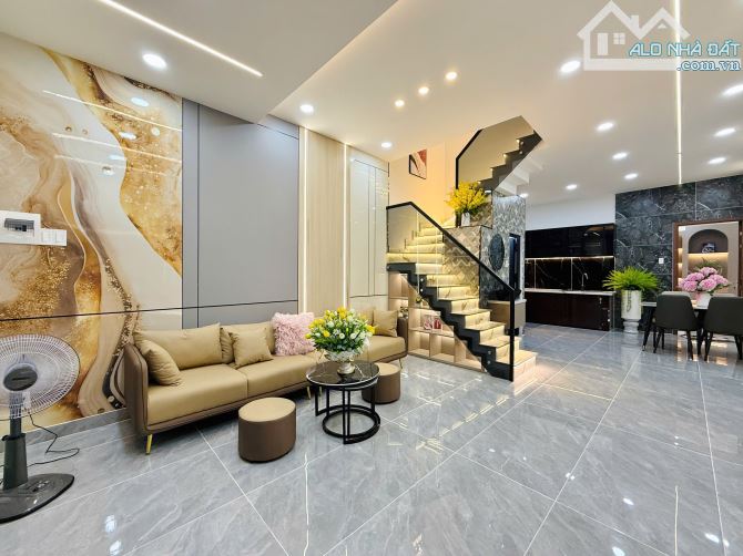Bán nhà hẻm 3m sát mặt tiền đường Phạm Văn Chiêu,P.9, 4,8 x 13, 2 tầng, 3PN giá 5.46 tỷ tl - 3