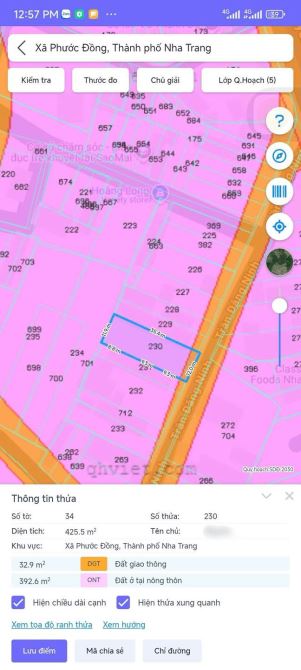 PD58 Bán đất mặt tiền đường Trần Đăng Ninh - Nam nha Trang (Phước Đồng) - 3