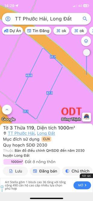 1000M2- NGANG 21M MẶT TIỀN NHỰA- VIEW NÚI CỰC ĐẸP- RA BIỂN PHƯỚC HẢI 5p-SỔ SẴN- GIÁ 3ty980 - 3