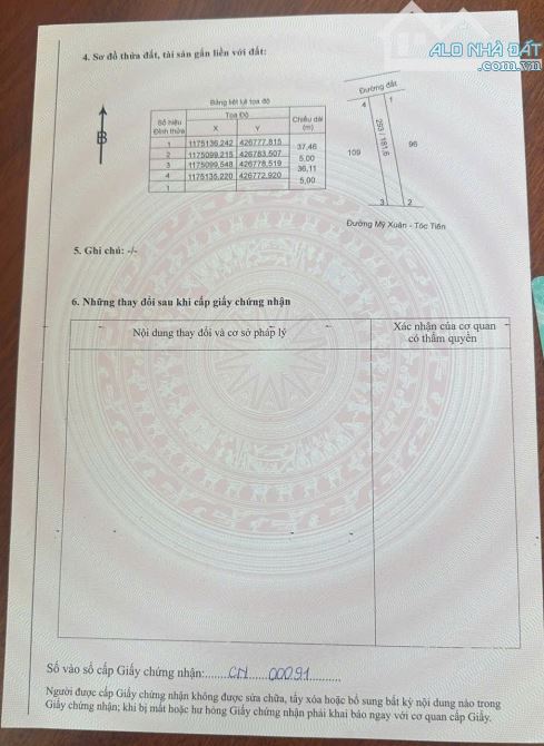 ✅ CHỈ 1 TỶ 150 TRIỆU – SỞ HỮU NGAY LÔ ĐẤT ĐƯỜNG MỸ XUÂN – TÓC TIÊN ✅ - 3