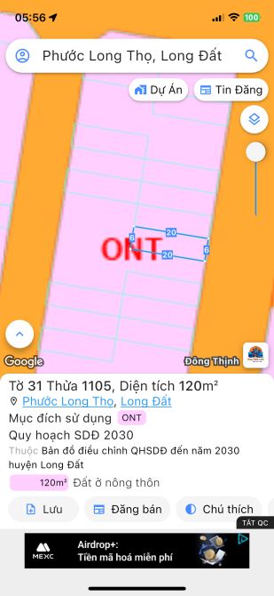 Chủ Gửi Lô Đất TRong Khu Tái Định Cư Phạm Hùng-Xã Đất Đỏ-Thành Phố Hồ Chí Minh - 4
