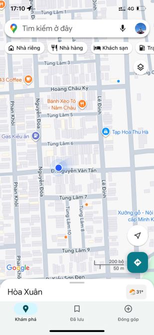 Bán đất đường 7.5m Nguyễn Văn Tấn, Hòa Xuân - Gần Trần Nam Trung - 100m2, Giá 4.6 tỉ TL - 4