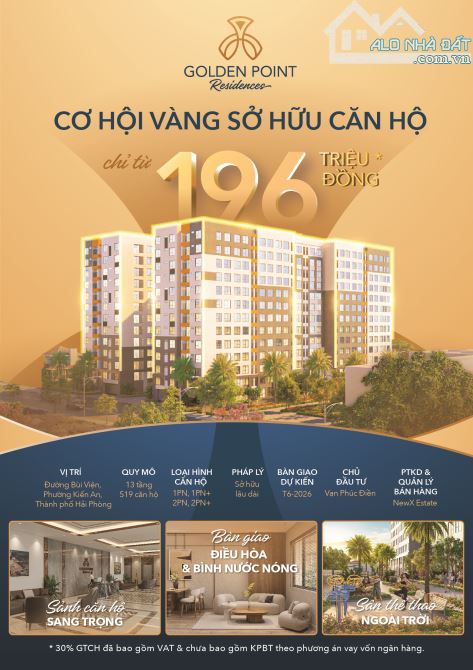 NHÀ Ở XÃ HỘI GOLDEN POINT ĐỒNG HÒA, KIẾN AN - HẢI PHÒNG ✨ - 4