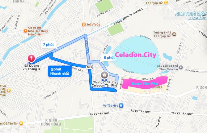 CÁCH AEON 1 KM , NHÀ MỚI 3 TẦNG HẺM ÔTÔ , 6.1 TỶ - 4