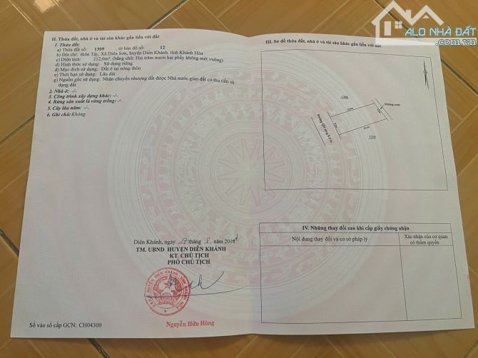 ✅Cần bán lô đất diên sơn-diên khánh đường gò đại - 4
