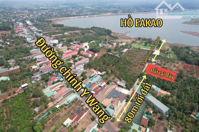 Lô Đất GÓc 2MT 688m2,thổ cư,đất đường nhựa ngay Y Wang,nhìn thẳng Hồ EAKao BÁN 2tỷ400tr - 4