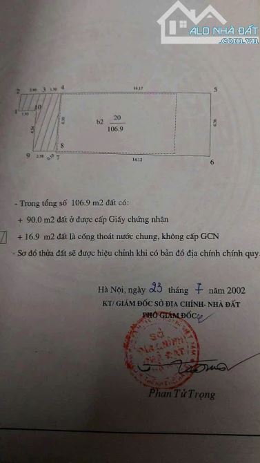 Bán đất Ngõ 1 Phan Đình giót, 90m2, MT 6.3m, giá 32 tỷ, đường 3 oto tránh, Xây VP hết ý - 4