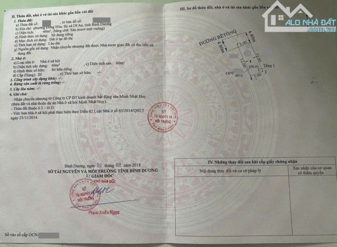 Nhà cấp 4 sổ riêng, hoàn công, gần Big C Dĩ An, đường ô tô, 2803 Đông Hoà - 6
