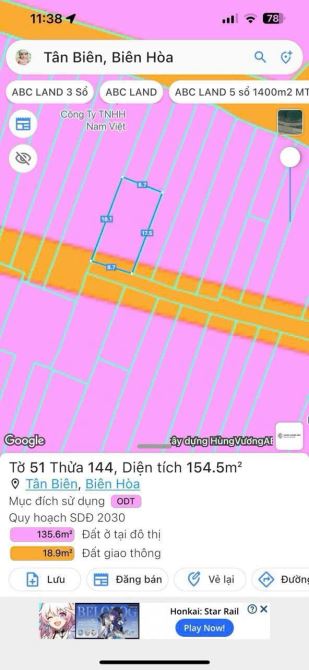 D054 🆘 Xả lỗ gấp  600tr ( 2tỉ8 còn 2tỉ2 ) Lô đất biệt thự mini ngang gần 9m sổ riêng thổ - 7
